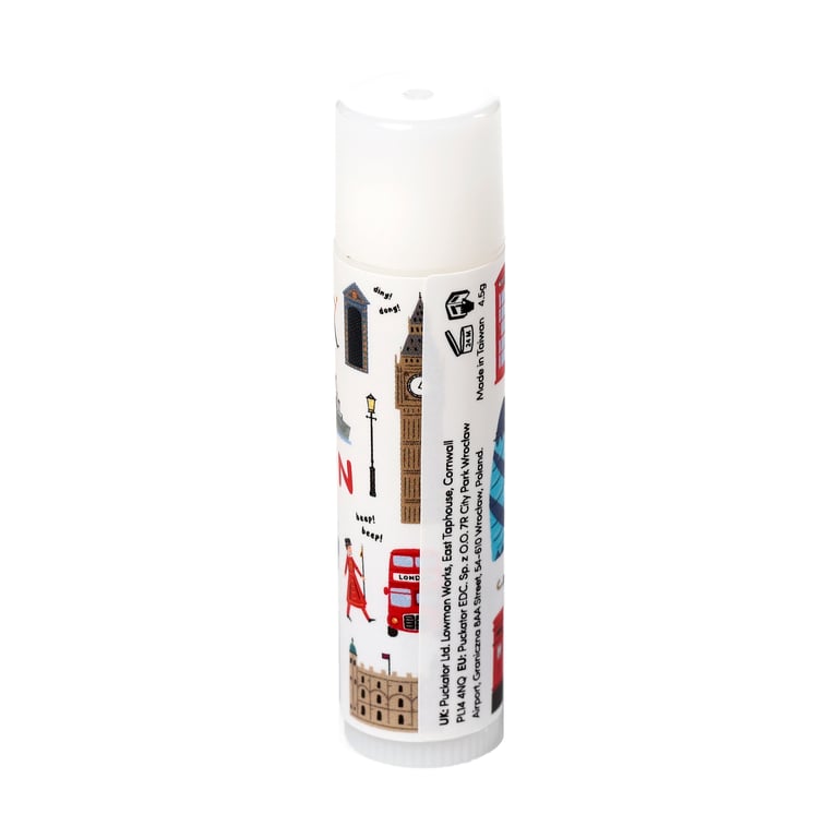London Souvenir Stick Lip Balm - Vegan & Cruelty Free Strawberry Flavour