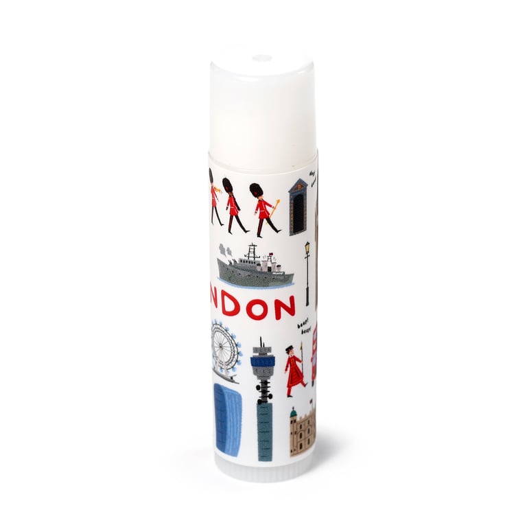 London Souvenir Stick Lip Balm - Vegan & Cruelty Free Strawberry Flavour