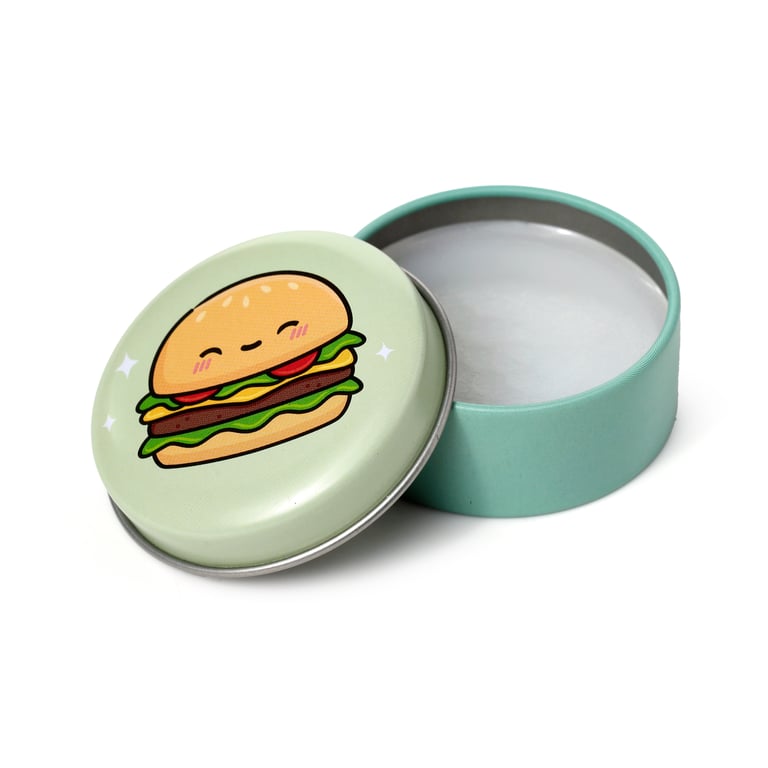 Foodiemals Vegan Lip Balm Tin - Cruelty Free & SLS Free