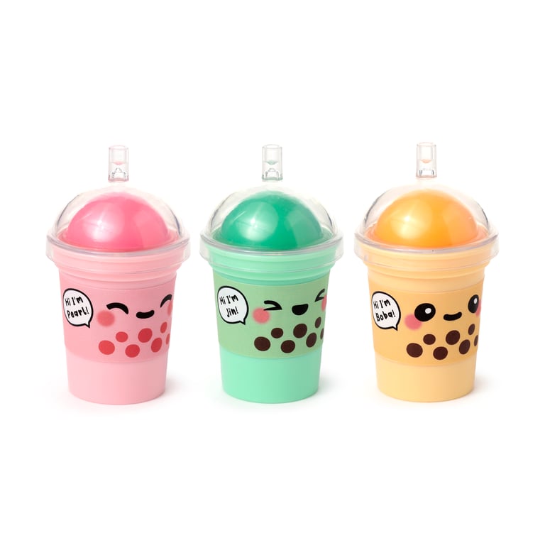 Foodiemals Bubble Tea Lip Balm Holder - Vegan & Cruelty Free