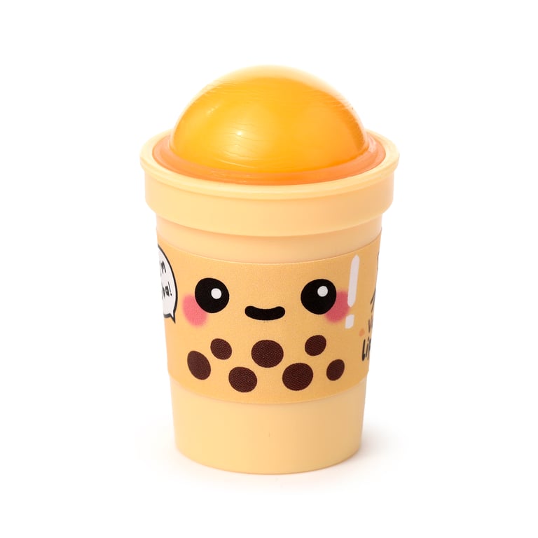 Foodiemals Bubble Tea Lip Balm Holder - Vegan & Cruelty Free