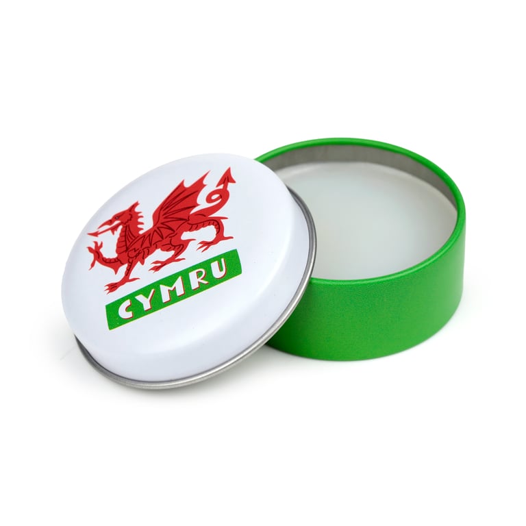 Welsh Dragon Wales Lip Balm Tin - Cruelty Free & Vegan Friendly