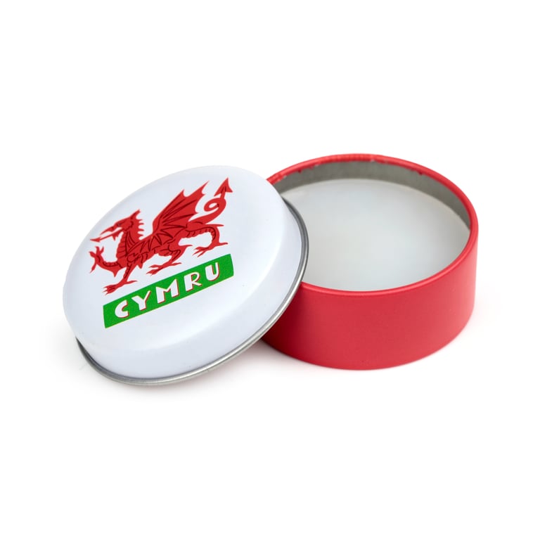 Welsh Dragon Wales Lip Balm Tin - Cruelty Free & Vegan Friendly