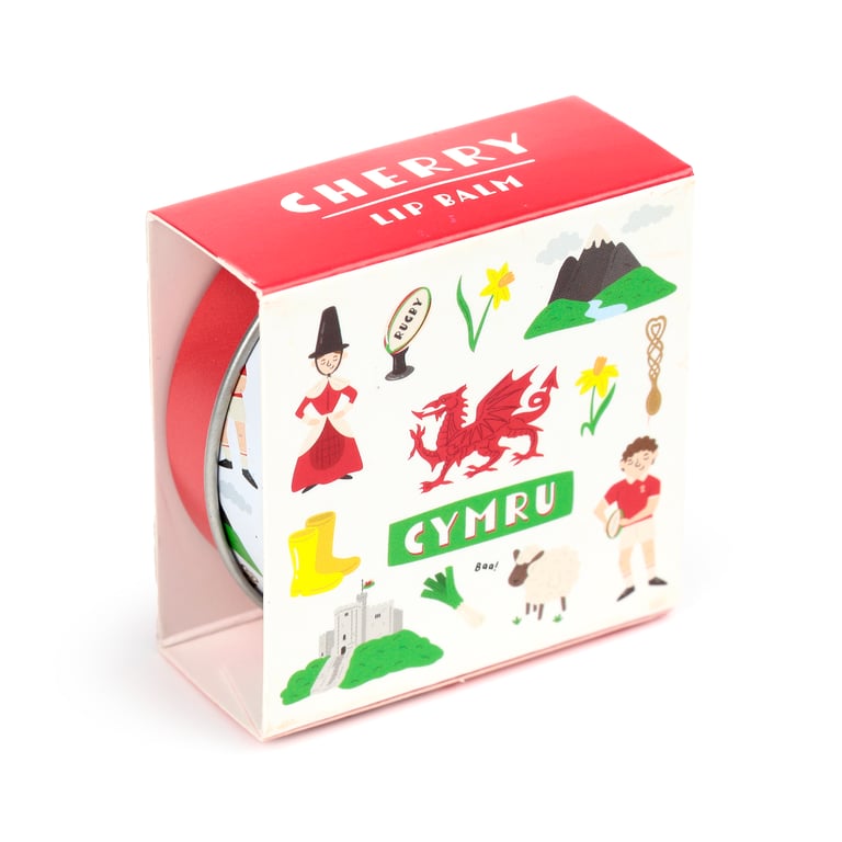 Welsh Dragon Wales Lip Balm Tin - Cruelty Free & Vegan Friendly