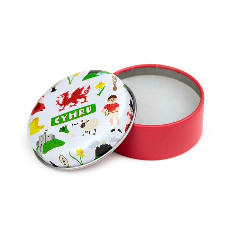 Welsh Dragon Wales Lip Balm Tin - Cruelty Free & Vegan Friendly