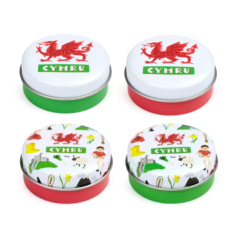 Welsh Dragon Wales Lip Balm Tin - Cruelty Free & Vegan Friendly