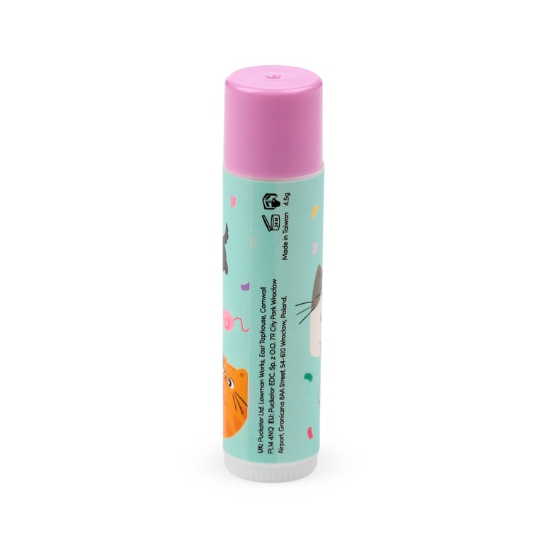 Cruelty Free Vegan Coconut Lip Balm - Palm Oil & Gluten Free by Beans & Co Cats
