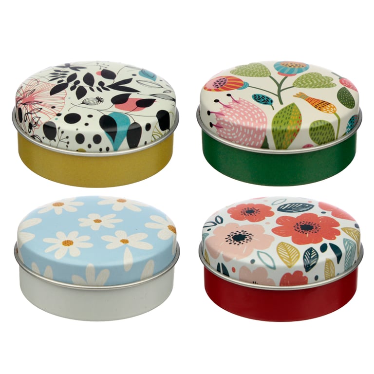 Vegan Lip Balm Tin - Cruelty Free, Palm Oil & Gluten Free Assorted Flavors