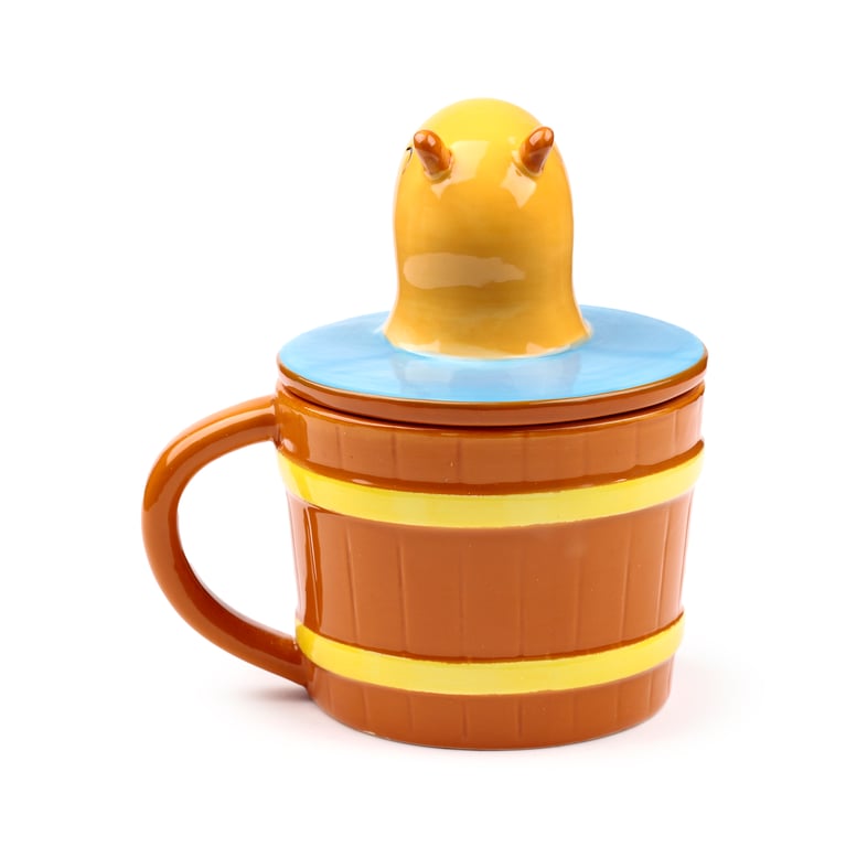 Ceramic Capybara Lidded Mug - Dishwasher & Microwave Not Recommended