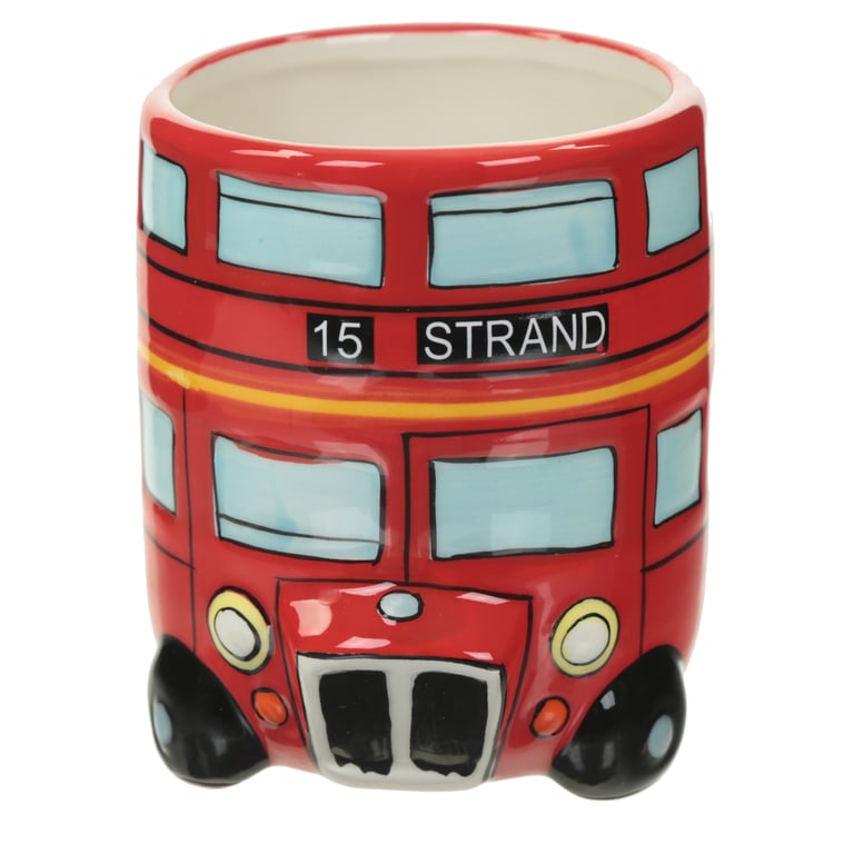 London Icons Red Routemaster Bus Novelty Ceramic Mug - 460ml Food Safe and Unique Gift