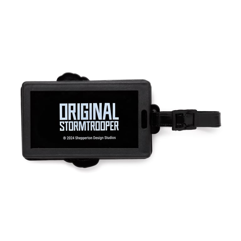 Licensed Stormtrooper PVC Luggage Tag - Official Star Wars Travel Accessory