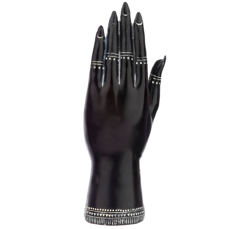 Resin Decorative Mantric Hand Small Figurine for Home Garden Ornaments