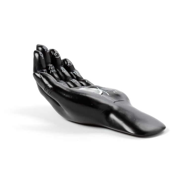 Resin Mantric Hand Incense Cone Dish Holder