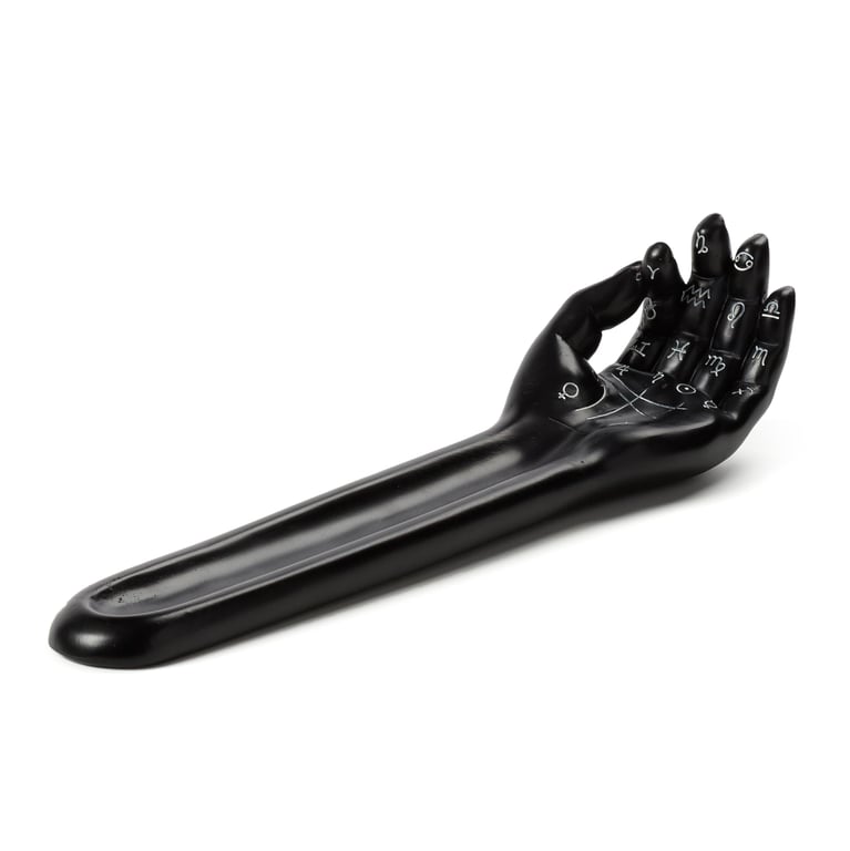Decorative Resin Incense Ashcatcher - Hand Palm Holder for Incense Sticks