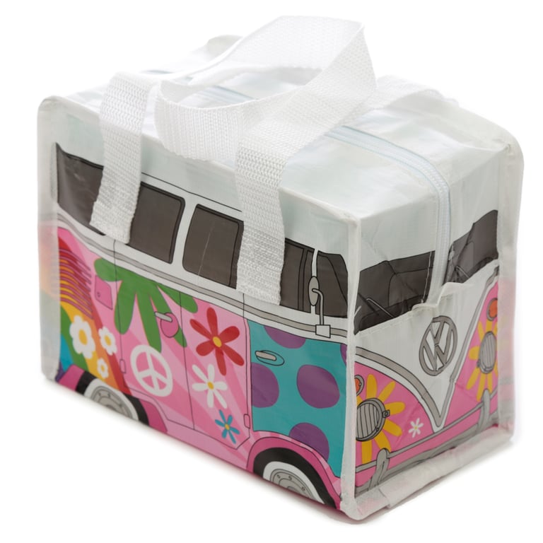 Volkswagen T1 Camper Bus RPET Lunch Bag - Eco-Friendly and Licensed Summer Accessory