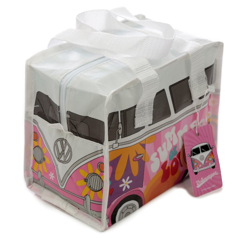 Volkswagen T1 Camper Bus RPET Lunch Bag - Eco-Friendly and Licensed Summer Accessory
