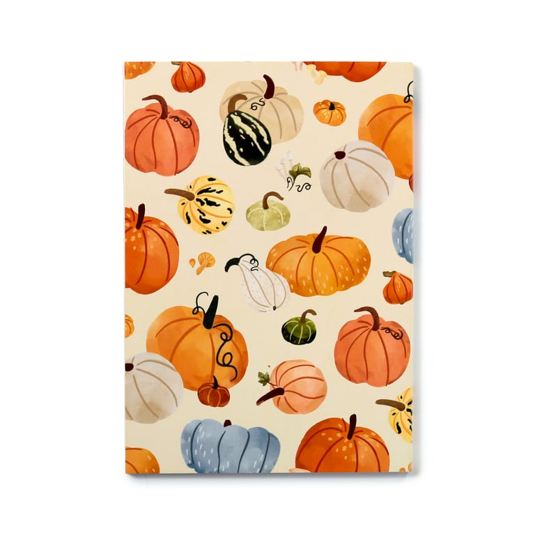 Recycled Paper A5 Lined Notebook - Eco Friendly Halloween Stag Design