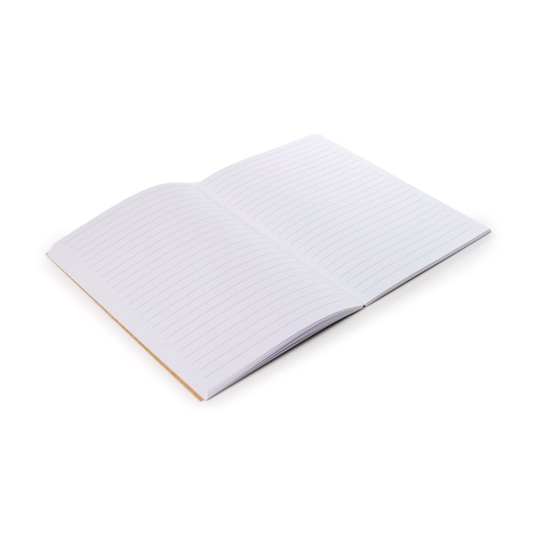 Recycled Paper A5 Lined Notebook - Eco Friendly and Sustainable Writing Journal