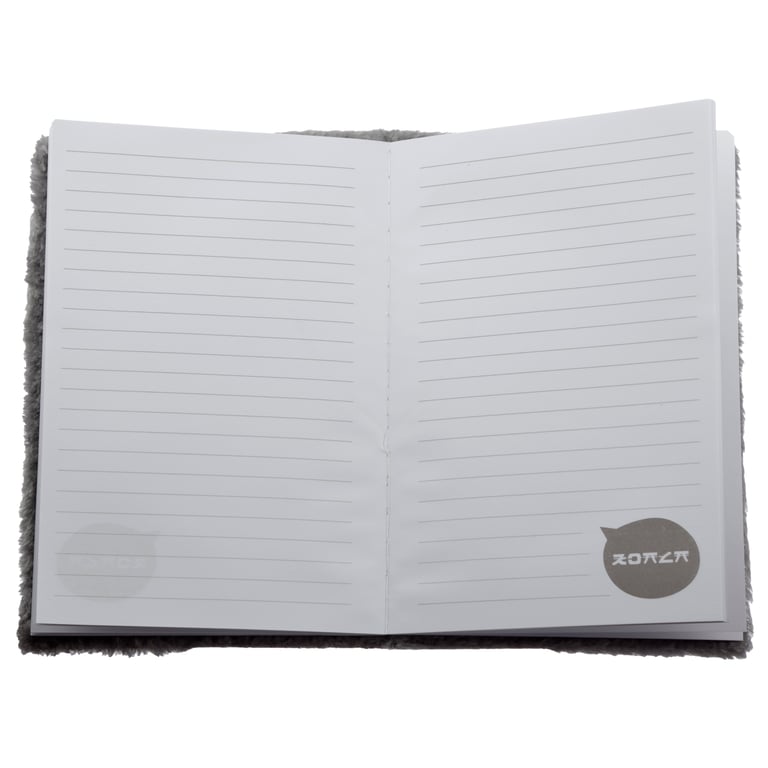Adoramals Koala Plush A5 Lined Notebook - Soft Polyester Cover and Cute Animal Design