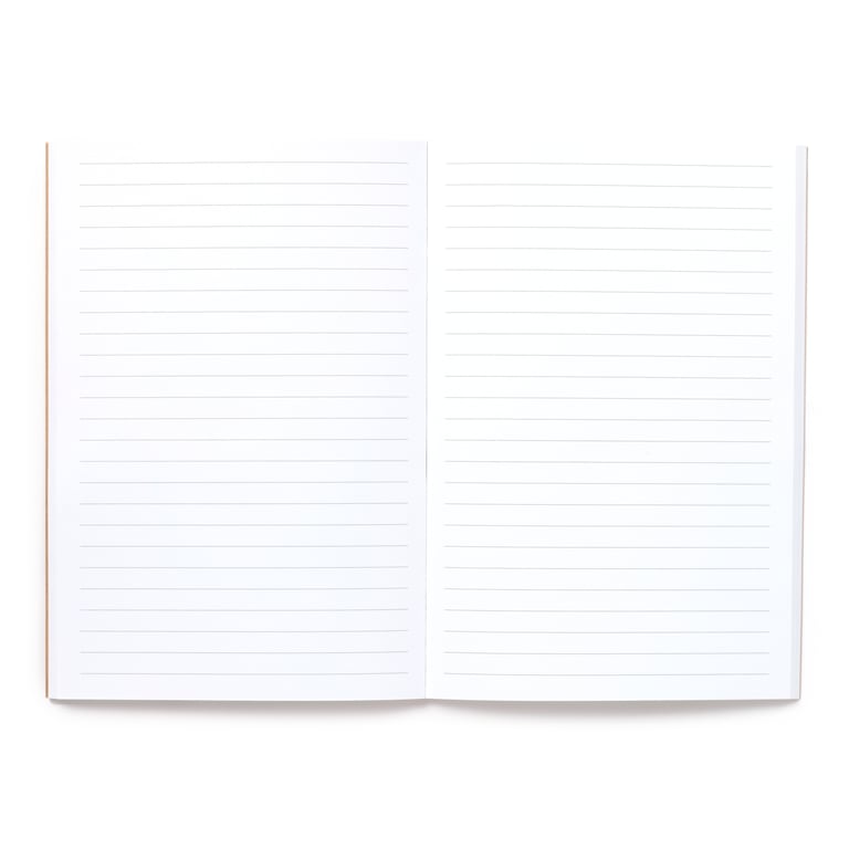 Recycled Paper A5 Lined Notebook - Eco Friendly Dog Design