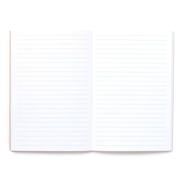 Recycled Paper A5 Lined Notebook - Eco Friendly Panda Kingdom Notebook