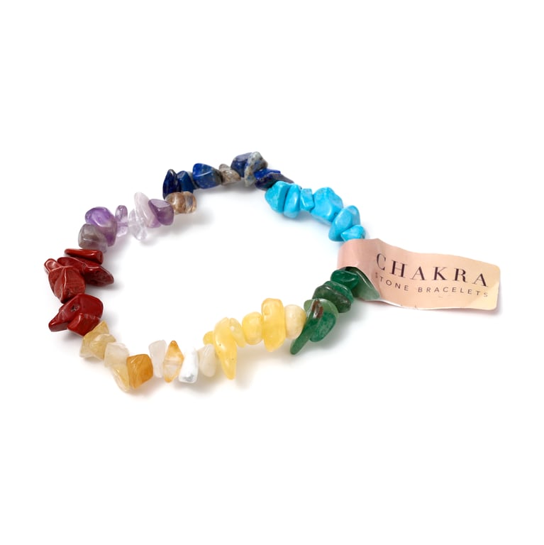Natural Gemstones Chakra Stones Bracelet - Assorted Healing Gemstones