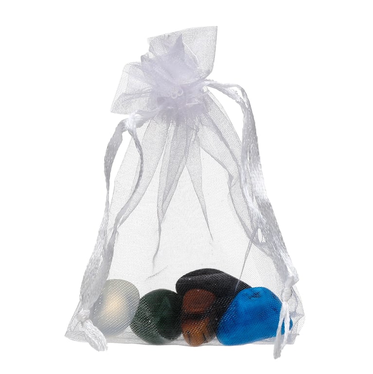 Natural Gemstone Set - 5 Luck & Wealth Stones, Handcrafted from Genuine Materials
