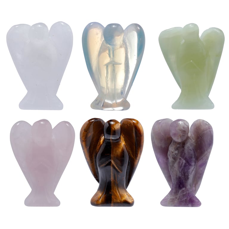 Divine Angel Gemstone - Authentic Single Natural Gemstone Pendant