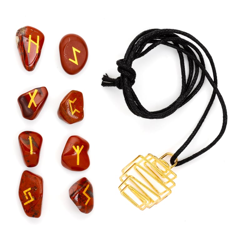 Gemstone Necklace Kit - Natural Assorted Gemstones on Waxed Cord Metal Jewelry