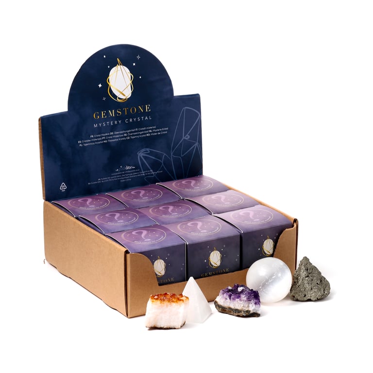 Gemstone Mystery Box - Natural Crystal Surprise Gift Set