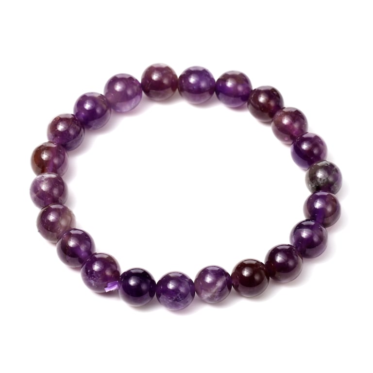 Natural Gemstone Beaded Bracelet - Assorted Colored Stones