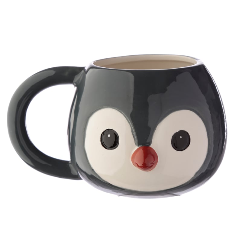 Adoramals Ceramic Penguin Shaped Head Mug - 660ml Food Safe & Dishwasher Not Recommended