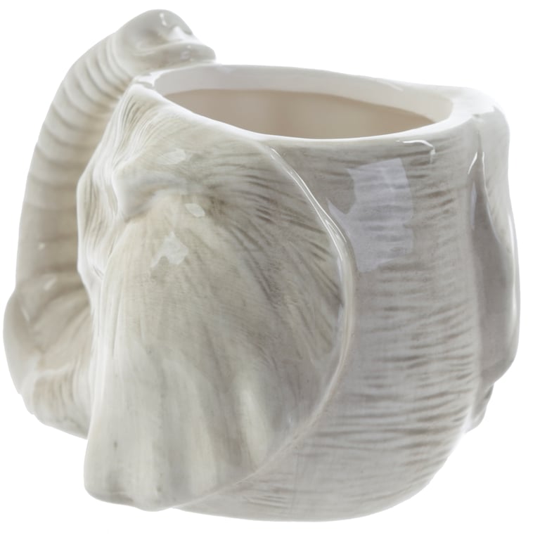 Ceramic Elephant Mug - 450ml Food Safe Dolomite Construction