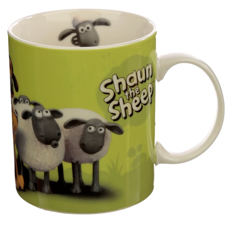 Porcelain Shaun the Sheep 300ml Microwave & Dishwasher Safe Mug