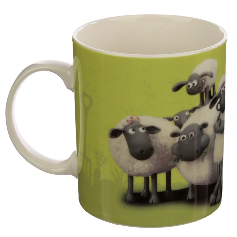 Porcelain Shaun the Sheep 300ml Microwave & Dishwasher Safe Mug