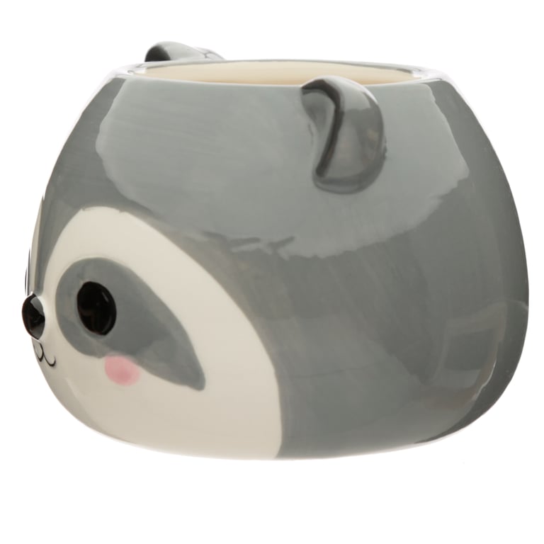 Ceramic Shaped Head Mug - Adoramals Raccoon Ceramic 700ml Food Safe Mug