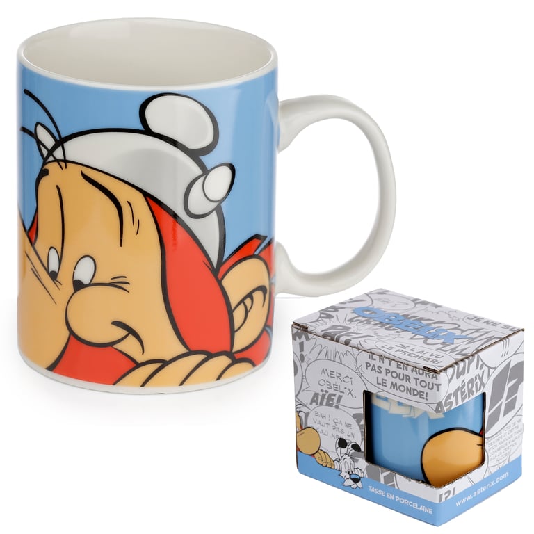 Porcelain Obelix Mug - 300ml Microwave & Dishwasher Safe