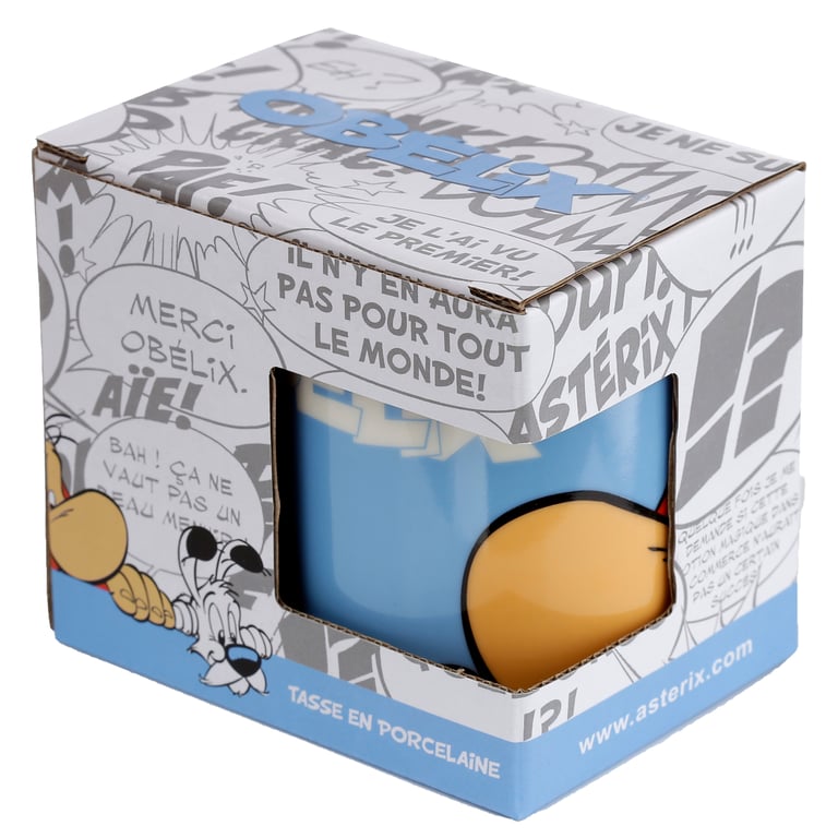 Porcelain Obelix Mug - 300ml Microwave & Dishwasher Safe