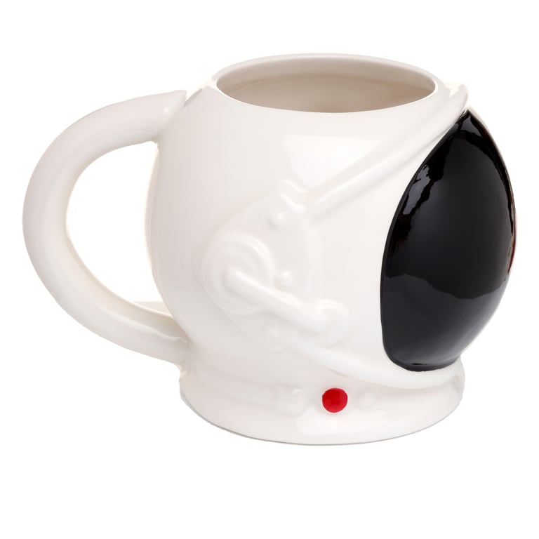 Dolomite Ceramic Astronaut Space Helmet Mug 550ml - Food Safe & Unique Gift