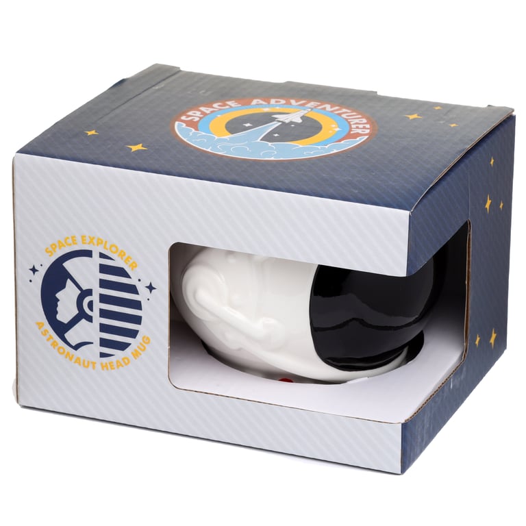 Dolomite Ceramic Astronaut Space Helmet Mug 550ml - Food Safe & Unique Gift