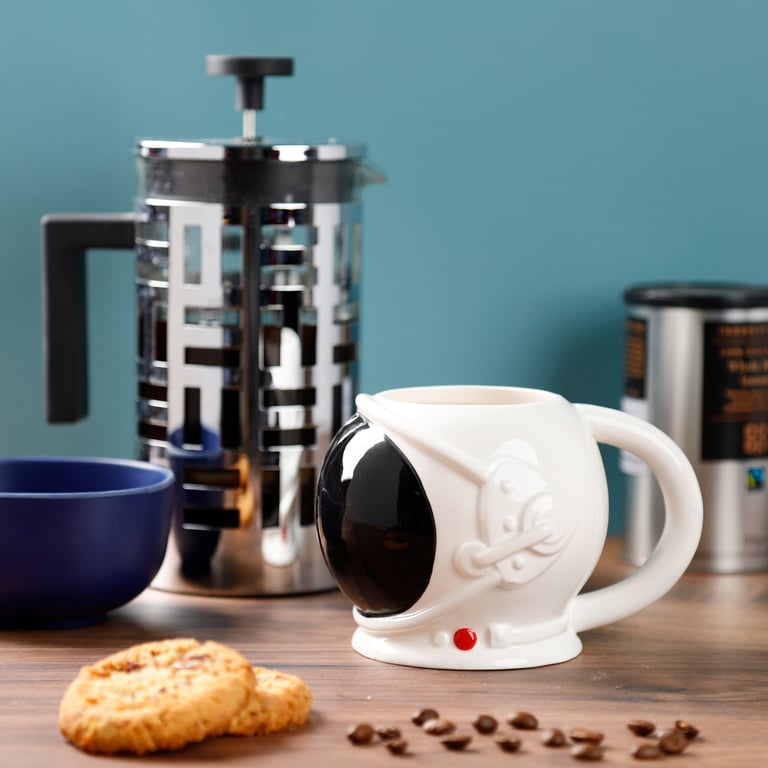 Dolomite Ceramic Astronaut Space Helmet Mug 550ml - Food Safe & Unique Gift