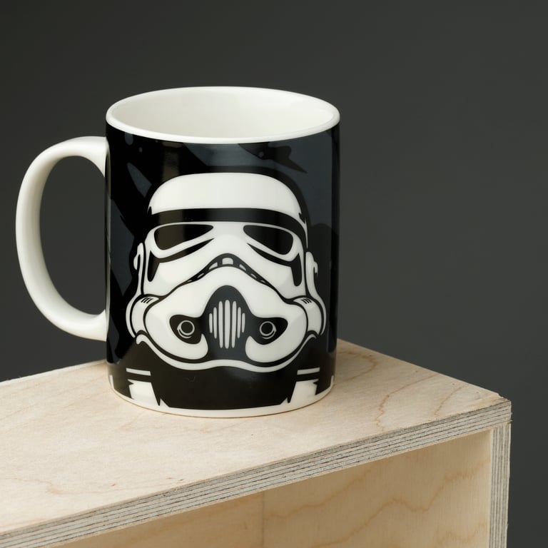 Porcelain Stormtrooper Mug - Microwave & Dishwasher Safe, 300ml