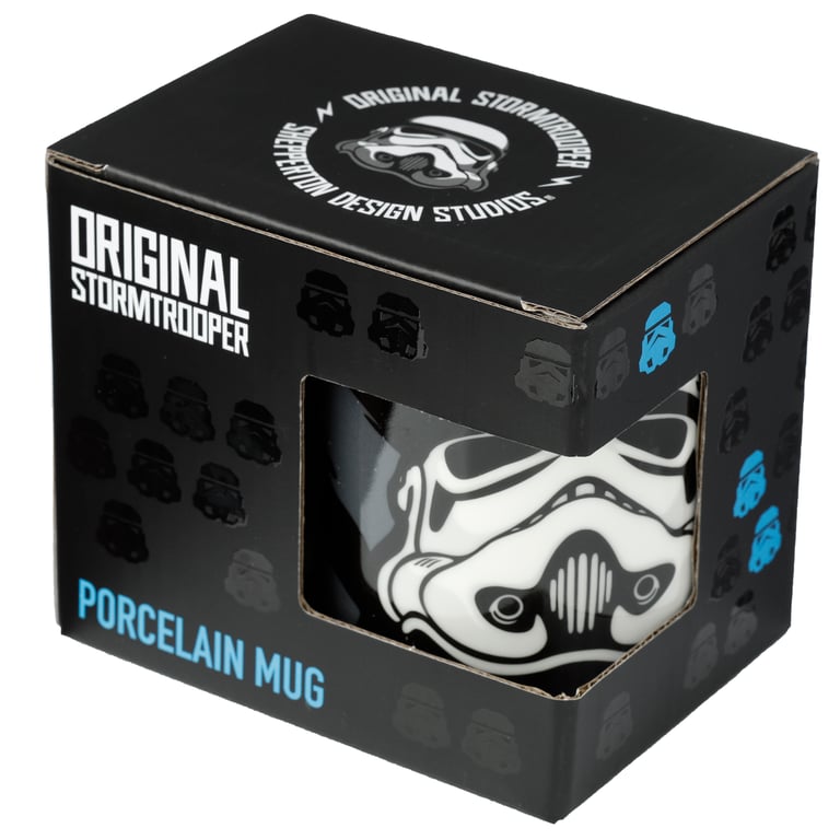 Porcelain Stormtrooper Mug - Microwave & Dishwasher Safe, 300ml