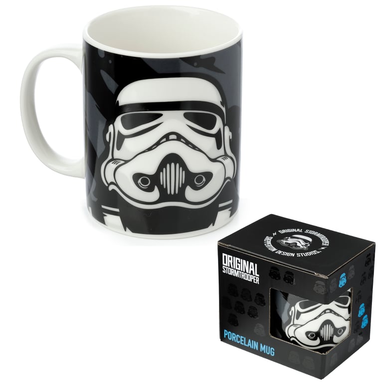 Porcelain Stormtrooper Mug - Microwave & Dishwasher Safe, 300ml