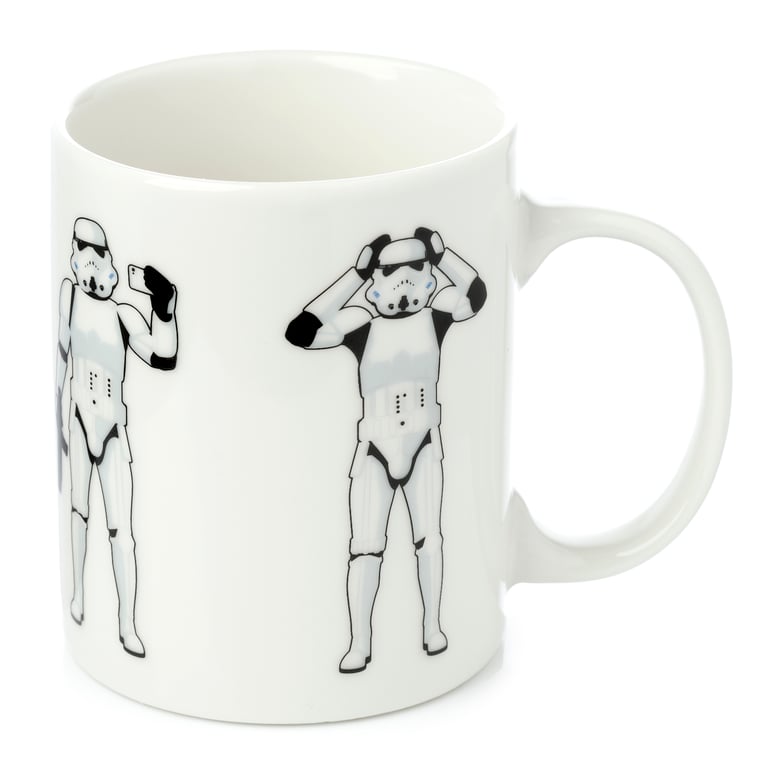 Porcelain Stormtrooper White Mug - 300ml Microwave & Dishwasher Safe