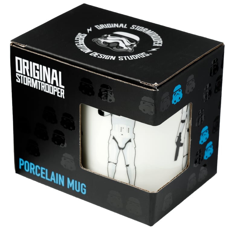 Porcelain Stormtrooper White Mug - 300ml Microwave & Dishwasher Safe