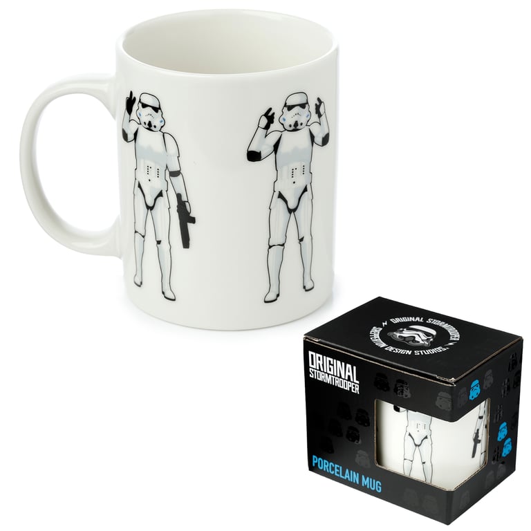 Porcelain Stormtrooper White Mug - 300ml Microwave & Dishwasher Safe