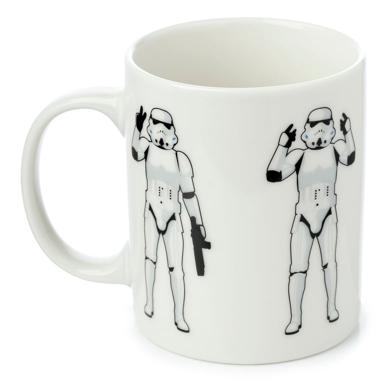 Porcelain Stormtrooper White Mug - 300ml Microwave & Dishwasher Safe
