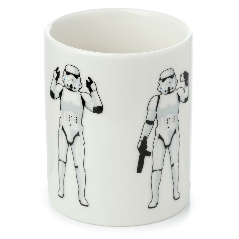 Porcelain Stormtrooper White Mug - 300ml Microwave & Dishwasher Safe