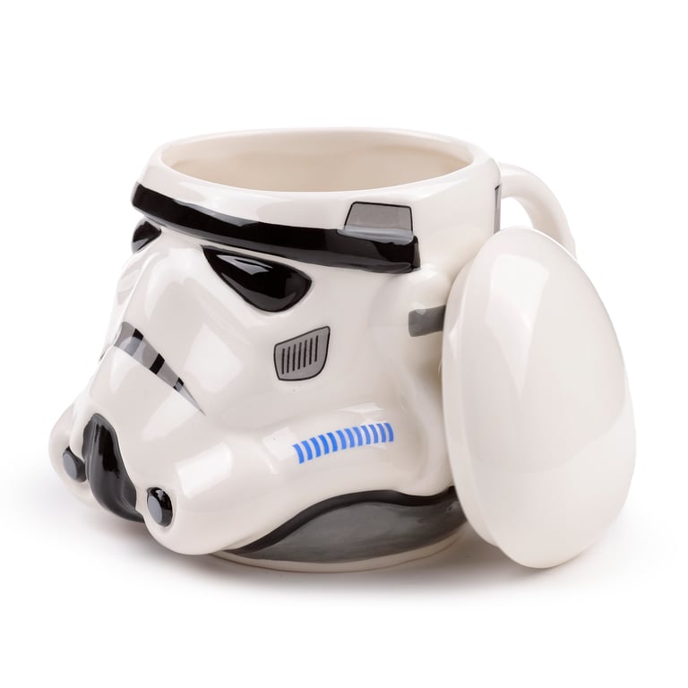 Ceramic Shaped Head Mug - Licensed Stormtrooper Helmet, 550ml, Food Safe Ceramic